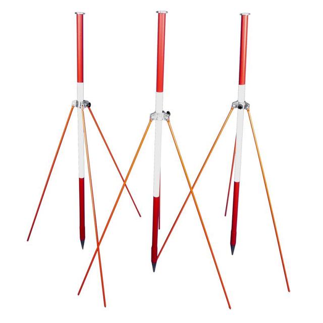 Set of 3 Ranging Poles with Strut Support