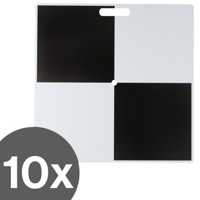 Set of 10 Ground Control Points 70×70 cm with Carrying Handle